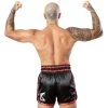 8 Weapons Muay Thai Short Super Mesh Zwart Rood -Boksen Winkel 8 weapons 8 weapons muay thai short super mesh zwa