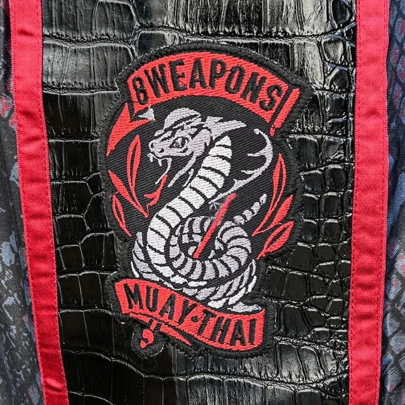 8 WEAPONS Muay Thai Shorts Snake Rood 6 8 WEAPONS Muay Thai Shorts Snake Rood - Afbeelding 4