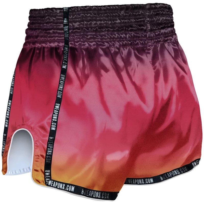 8 WEAPONS Muay Thai Shorts Vivo Sunsphere Rood 4 8 WEAPONS Muay Thai Shorts Vivo Sunsphere Rood - Afbeelding 2
