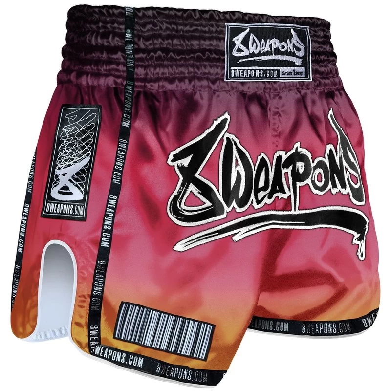 8 WEAPONS Muay Thai Shorts Vivo Sunsphere Rood 3 8 WEAPONS Muay Thai Shorts Vivo Sunsphere Rood