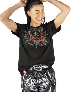 8 Weapons Muay Thai T-Shirt Eight Ways Yant Zwart -Boksen Winkel 8 weapons 8 weapons muay thai t shirt eight ways y 2