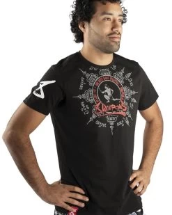 8 Weapons Muay Thai T-Shirt Eight Ways Yant Zwart -Boksen Winkel 8 weapons 8 weapons muay thai t shirt eight ways y 4