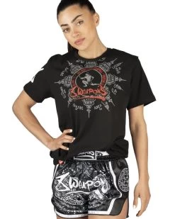 8 Weapons Muay Thai T-Shirt Eight Ways Yant Zwart -Boksen Winkel 8 weapons 8 weapons muay thai t shirt eight ways y 5