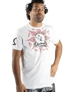 8 Weapons Muay Thai T-Shirt Eight Ways Yant Wit Rood