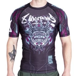 8 WEAPONS Rash Guard Korte Mouw 2.0 CYBER