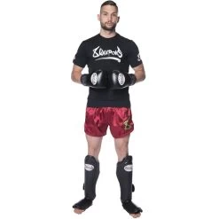 8 WEAPONS Strike Muay Thai Kickboxing Short Rood Goud -Boksen Winkel 8 weapons 8 weapons strike muay thai kickboxing sh 2