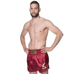 8 WEAPONS Strike Muay Thai Kickboxing Short Rood Goud -Boksen Winkel 8 weapons 8 weapons strike muay thai kickboxing sh 7