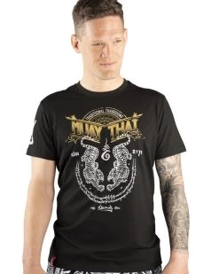 8 Weapons T Shirt Sak Yant Tigers Zwart Geel 13 8 Weapons T Shirt Sak Yant Tigers Zwart Geel -Boksen Winkel 8 weapons 8 weapons t shirt sak yant tigers zwart 4
