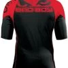 Bad Boy Grinder 2 Solid Rash Guard S/S Zwart Rood