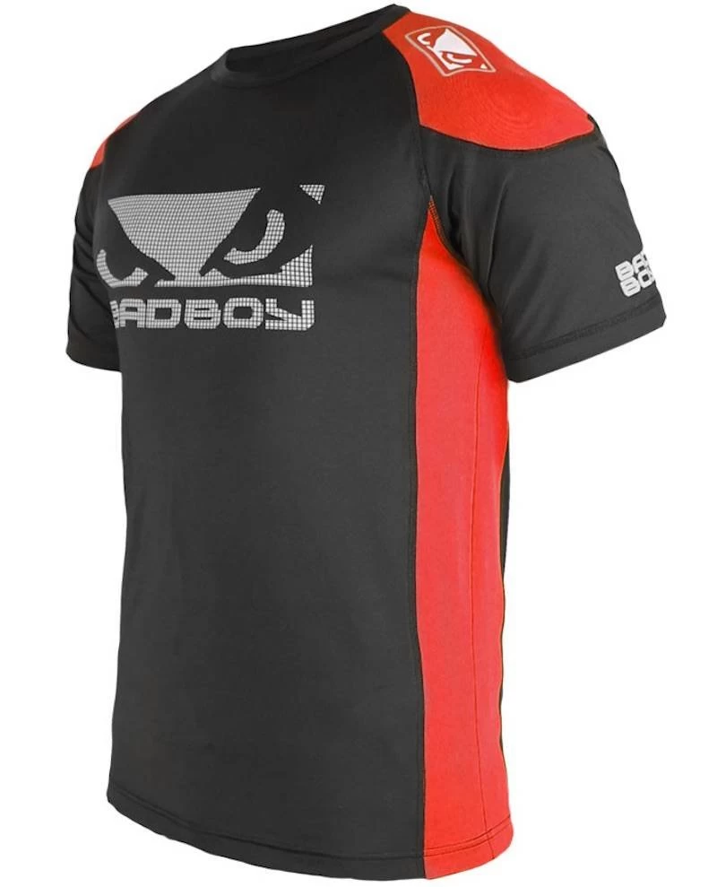 Bad Boy Performance Walkout 2.0 T Shirt Zwart Rood 3 Bad Boy Performance Walkout 2.0 T Shirt Zwart Rood