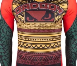 Bad Boy Rashguard Art Of Lua Yellow Green MMA Shop Nederland