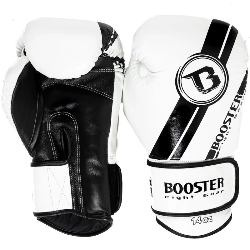Booster Bokshandschoenen Pro Range BGL V3 Wit Zwart 6 Booster Bokshandschoenen Pro Range BGL V3 Wit Zwart - Afbeelding 4