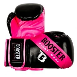 Booster Dames Bokshandschoenen BT Sparring Zwart Roze