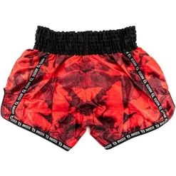 Booster Kickboks Broekje Geo TBT 2 Zwart Rood -Boksen Winkel booster booster kickboks broekjegeo tbt 2 zwart ro 1