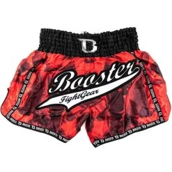Booster Kickboks Broekje Geo TBT 2 Zwart Rood -Boksen Winkel booster booster kickboks broekjegeo tbt 2 zwart ro 2