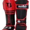 Booster Kickboks Scheenbeschermers Pro Siam 1 Zwart Rood -Boksen Winkel booster booster kickboks scheenbeschermers pro sia