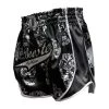 Booster Muay Thai Short Retro Skull Zwart -Boksen Winkel booster booster muay thai short retro skull zwart