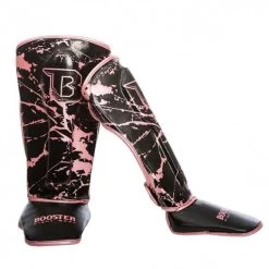 Booster SG Youth Kickboxing Scheenbeschermers Marble Pink -Boksen Winkel booster booster sg youth kickboxing scheenbescherm 1