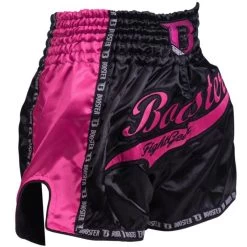 Booster Thaiboks Shorts Slugger TBT PRO Zwart Roze -Boksen Winkel booster booster thaiboks shorts slugger tbt pro zw 4