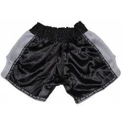 Booster Thaiboks Shorts TBT Pro 4.32 Zwart Grijs Muay Thai Kleding -Boksen Winkel booster booster thaiboks shorts tbt pro 432 zwart 2