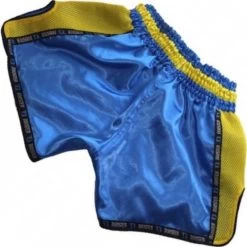 Booster Vechtsport Broekje Muay Thai TBT PRO 4.20 Blue Yellow -Boksen Winkel booster booster vechtsport broekje muay thai tbt p 3