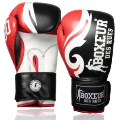 Boxeur Des Rues Bokshandschoenen Trible Rood Leer