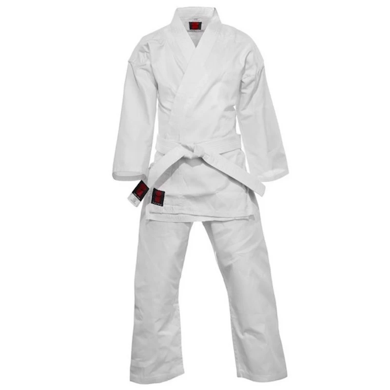Karatepak Kensu Wit Karate Gi Met Witte Band Essimo 3 Karatepak Kensu Wit Karate Gi Met Witte Band Essimo