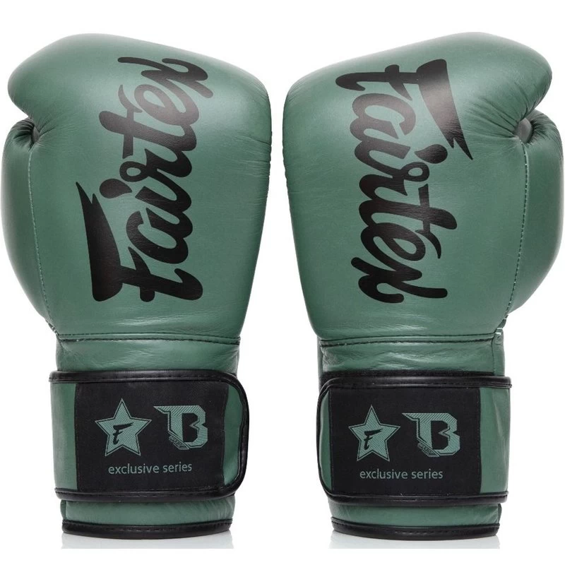 Fairtex Booster FXB Leren Bokshandschoenen Groen 4 Fairtex Booster FXB Leren Bokshandschoenen Groen - Afbeelding 2