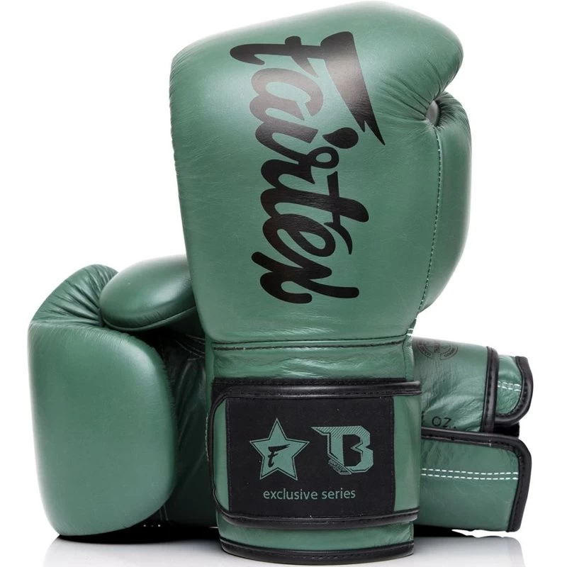 Fairtex Booster FXB Leren Bokshandschoenen Groen 5 Fairtex Booster FXB Leren Bokshandschoenen Groen - Afbeelding 3