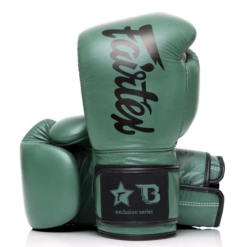 Fairtex Booster FXB Leren Bokshandschoenen Groen 6 Fairtex Booster FXB Leren Bokshandschoenen Groen - Afbeelding 4