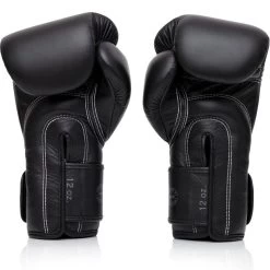 Fairtex Booster FXB Leren Kickboks Handschoenen Zwart Grijs -Boksen Winkel fairtex fairtex booster fxb leren kickboks handsch 4