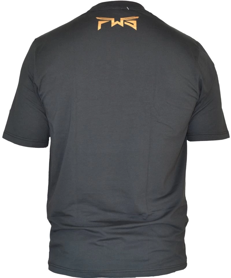 Fightwear Shop Ring Logo T Shirt Zwart Goud 4 Fightwear Shop Ring Logo T Shirt Zwart Goud - Afbeelding 2