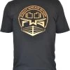 Fightwear Shop Ring Logo T Shirt Zwart Goud -Boksen Winkel fightwear shop fightwear shop ring logo t shirt zw