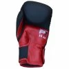 FWS Bokshandschoenen Matt MF Leder Zwart Rood -Boksen Winkel fightwear shop fws bokshandschoenen matt mf leder