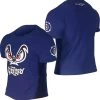 Fluory Bad Eyes Muay Thai Kickboks T-Shirt Blauw -Boksen Winkel fluory fluory bad eyes muay thai kickboks t shirt