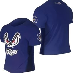 Fluory Bad Eyes Muay Thai Kickboks T-Shirt Blauw