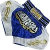 Fluory Kids Muay Thai Kickboks Broekje Blauw MTSF57 -Boksen Winkel fluory fluory kids muay thai kickboks broekje blau