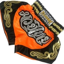 Fluory Kids Muay Thai Kickboks Broekje Oranje MTSF57