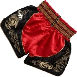 Fluory Muay Thai Short Kickboks Broek Rood MTSF12