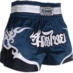 Fluory Muay Thai Short Kickboks Broek Tribal Donkerblauw -Boksen Winkel fluory fluory muay thai short kickboks broek triba 7