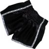 Fluory Muay Thai Short Kickboks Broek Zwart MTSF05 1 Fluory Muay Thai Short Kickboks Broek Zwart MTSF05 -Boksen Winkel fluory fluory muay thai short kickboks broek zwart 3