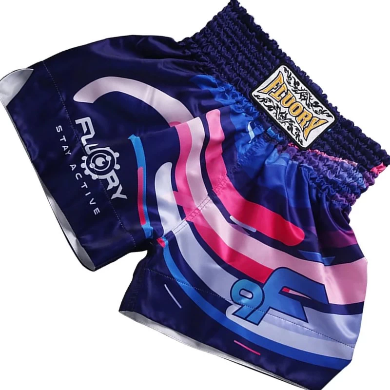 Fluory Muay Thai Short Kickboks Paars MTSF26 4 Fluory Muay Thai Short Kickboks Paars MTSF26 - Afbeelding 2