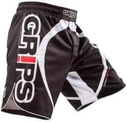 GRIPS Fight Short Miura Evo Zwart By GRIPS Athletics Fightwear
