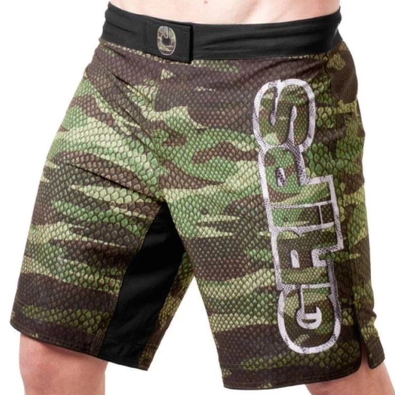GRIPS Fight Shorts Diablo Snake Fight Groen GRIPS Athletics 5 GRIPS Fight Shorts Diablo Snake Fight Groen GRIPS Athletics - Afbeelding 3