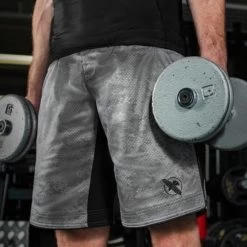 Hayabusa Hexagon Training Fight Short Grijs -Boksen Winkel hayabusa hayabusa hexagon training fight short gri 2