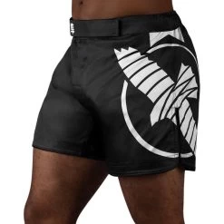 Hayabusa Icon Hybrid Vechtsport Broek Fight Short Zwart Wit