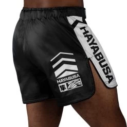 Hayabusa Icon Hybrid Vechtsport Broek Fight Short Zwart Wit -Boksen Winkel hayabusa hayabusa icon hybrid vechtsport broek fig 3