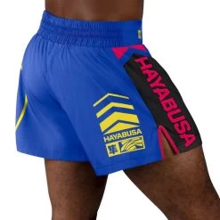 Hayabusa Icon Kickboks Short Blauw Geel -Boksen Winkel hayabusa hayabusa icon kickboks short blauw geel 3