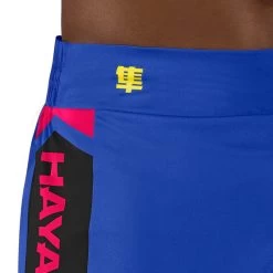 Hayabusa Icon Kickboks Short Blauw Geel -Boksen Winkel hayabusa hayabusa icon kickboks short blauw geel 4
