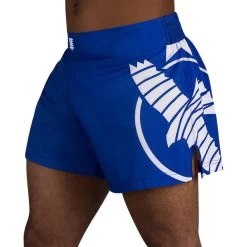 Hayabusa Icon Kickboks Short Blauw Wit -Boksen Winkel hayabusa hayabusa icon kickboks short blauw wit 2